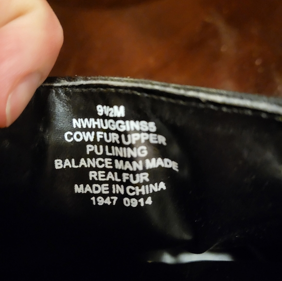 Nine west, animal print, real cow fur - Picture 3 of 3